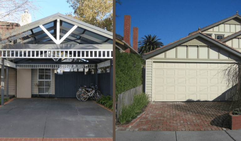 carport vs garage banner