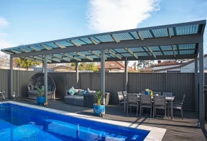 Clarinda Pool House Skillion